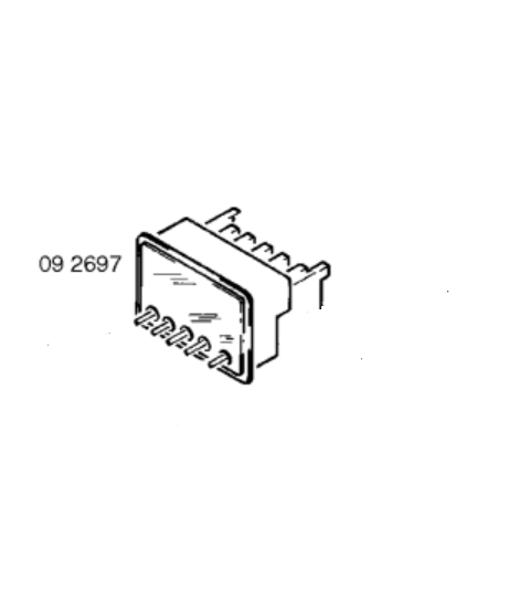 Programmateur de four combi micro-ondes Bosch et Siemens 00092697 92697